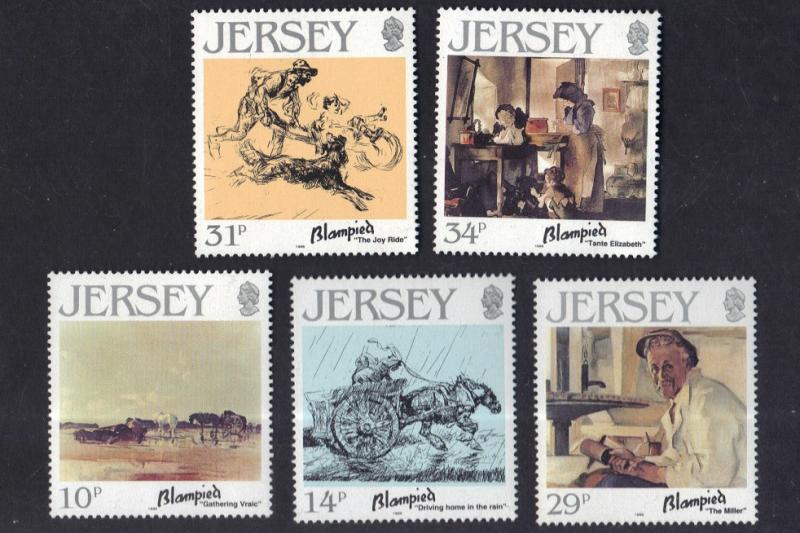 Jersey  1986  MNH  Edmund Blampied complete