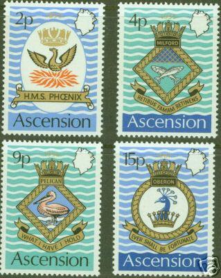 ASCENSION  Scott 152-5 MNH** stamp set CV$6