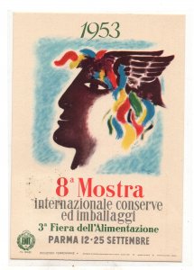 Food Fair - Postcard signed C. Mattioli