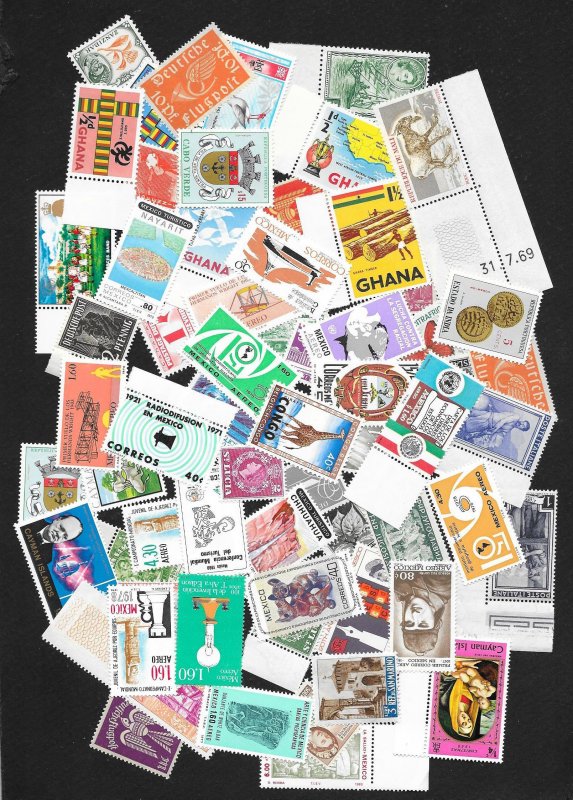 WORLDWIDE (1000) Mint Never Hinged Stamps ALL DIFFERENT!