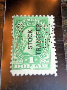 1 & 2 Dollar Stock Transfer stamps