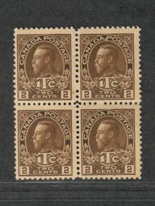 Canada Sc#MR4 M/NH/F-VF, Block Of 4 Type II, Cv. $250