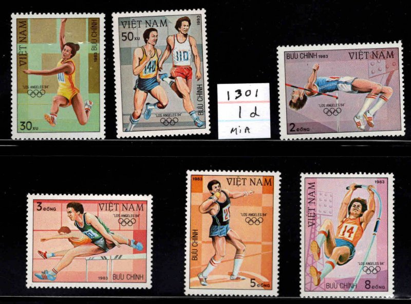 Unified Viet Nam Scott 1299-1305 short set 6/7 set Unused NGAI