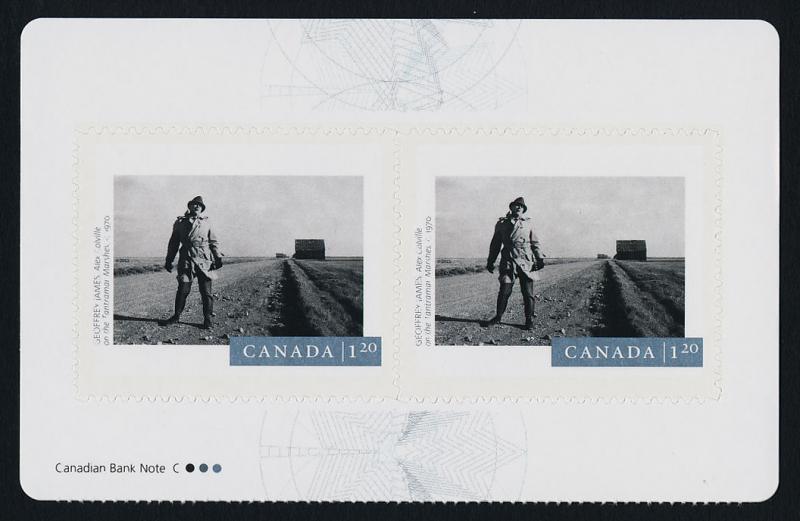 Canada 2821a Top Booklet pane MNH 150 Years of Photography, Geoffrey James