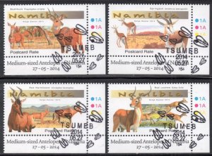 Namibia - 2014 Medium-Sized Antelopes Set Used