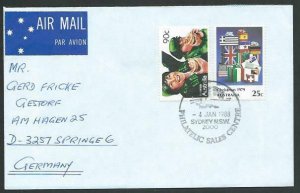 AUSTRALIA 1988 airmail cover to Germany - nice franking - .................14732