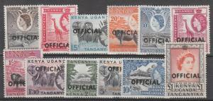 Tanganyika O1-12, MNH