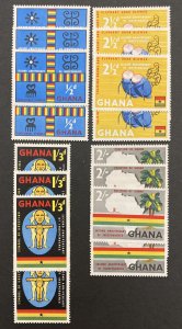 Ghana 1959 #42-5, Wholesale lot of 5, MNH,CV $5