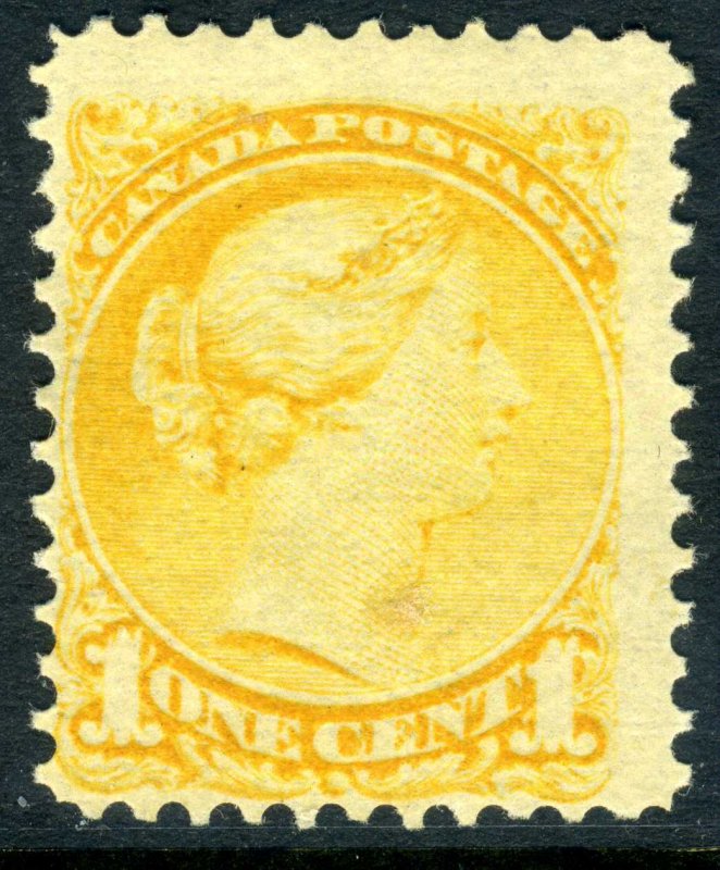 Canada 1897 Small Queen1¢ Yellow Scott #35 MNH V716