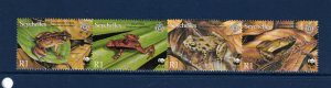 Seychelles Sc 831-4 MNH Set of 2003 - WWF - Frogs -HJ06