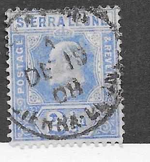 Sierra Leone #94 2 1/2p Edward VII  (U) CV $3.25