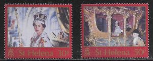 St Helena Scott #'s 821 - 822 MNH