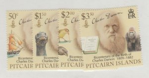 Pitcairn Islands Charles Darwin Stamp - Mint NH Set