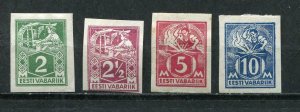 Estonia 1922 Mi 34-35/37/39 Unused 5021