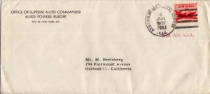 United States A.P.O.'s 6c DC-4 Skymaster 1957 Army-Air Force Postal Service, ...