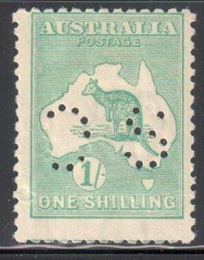 Australia ---PERFIN--- #10 MINT H