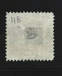 United States Scott 118 15-cent Columbus Type 1 used 2019 cv $800
