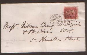 SCOTLAND 1871 1d PL 146 CANC BY A FINE EDINBURGH DOTTED D...