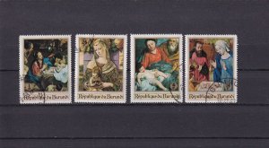 SA24b Burundi 1967 Christmas - Religious Paintings used stamps