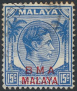 Straits Settlements  OPT BMA Malaya  SC# 265  Used  see details & scans