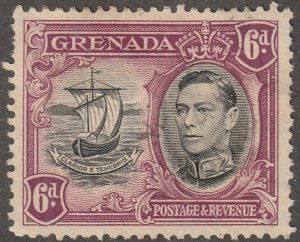 Grenada, stamp,  Scott#138,  used, hinged, ship