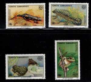 TURKEY Scott 2472-2475 MNH** 1990 environment set