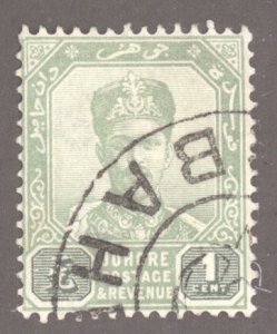 Malay States- Johore, Scott #37, Used