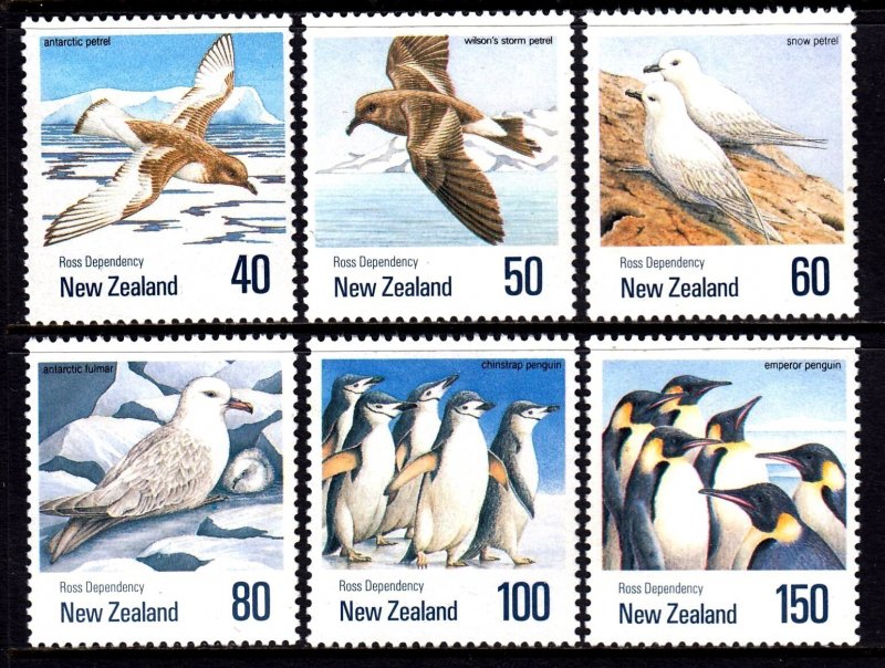 New Zealand 1990 Antarctic Animals Complete Mint MNH Set SC 1008-1013