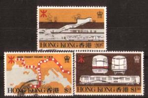 HONG KONG 1979 Mass Transit Railway SG384/6 sound used