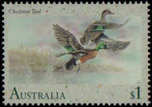 Australia #1203-1206, Complete Set(4), 1991, Birds, Never Hinged