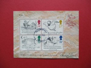 SGMS1058, SGMS1409 & SGMS2215 1978 1988 & 2001 3 x Commemorative Mini Sheets FDI