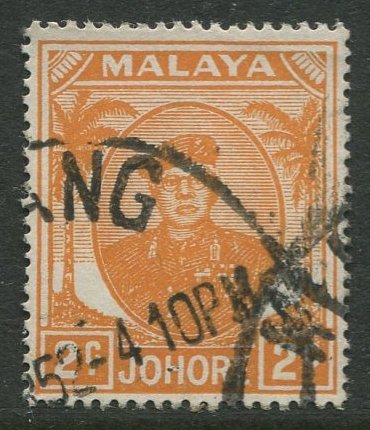 STAMP STATION PERTH Johore #131 Sultan Ibrahim Used 1949-1955