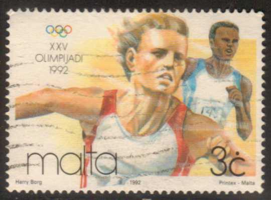Malta    802    vf  used