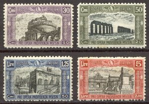 ITALY #B30-33 Mint NH - 1928 National Defense Set