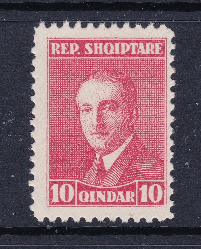 Albania the 10q red MNH from 1925 perf 11.5