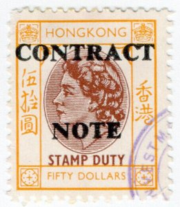 (I.B) Hong Kong Revenue : Contract Note $50