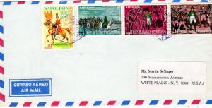 Equatorial Guinea 1977 Napoleon Bonaparte Letter send from Malabo to USA