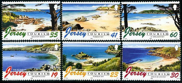 HERRICKSTAMP JERSEY Sc.# 761-66 1996 Tourism