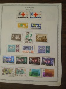 collection on pages Gibraltar 1963-98 CV $860