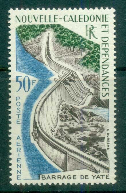 New Caledonia 1962 Airmail Yate Dam MUH