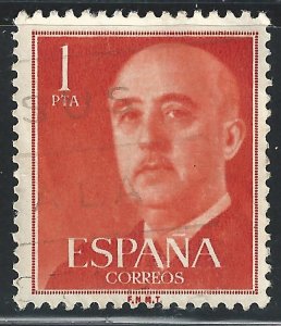 Spain #825 1p Gen Francisco Franco