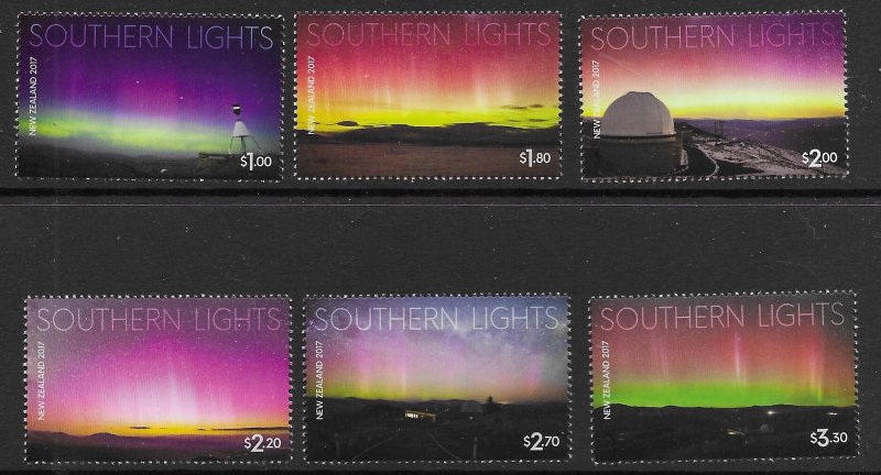 New Zealand 2703-08  2017  set  6  VF  Mint NH