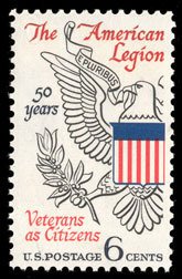 1369 American Legion F-VF MNH single