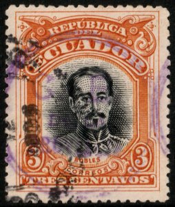 ✔️ ECUADOR 1907 - FRANCISCO ROBLES - SC. 168 (o) [006]