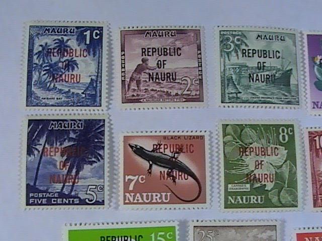 NAURU # 72-85-MINT/NEVER HINGED-COMPLETE SET----QEII----1968