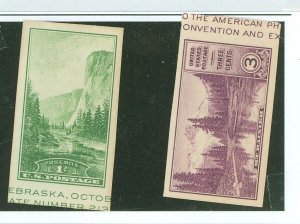 United States #750a-751a  Single (Complete Set) (Parks)