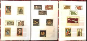 COLLECTION OF BULGARIA STAMPS IN SMALL STOCK BOOK - 340 MNH STAMPS