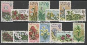 FALKLAND ISLANDS SG232/45 1968 FLOWERS MNH
