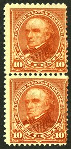 U.S. #283 MINT PAIR OG LH