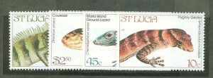 St. Lucia #661-4  Single (Complete Set)